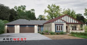 ArcWest Architects New Custom Home Estes St